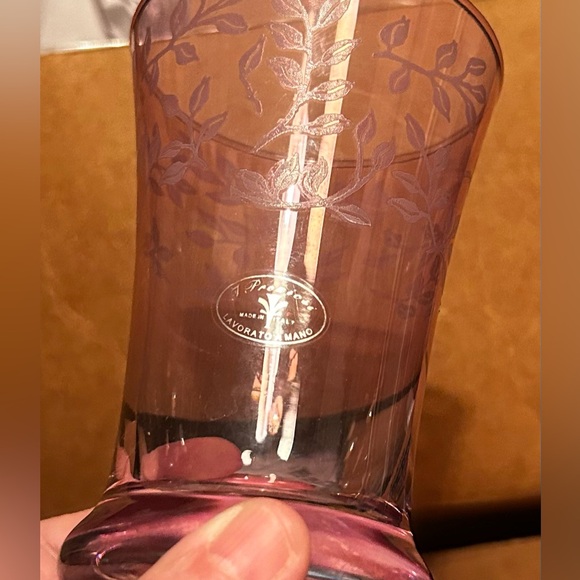 NWTs 1 J. Preziosi Amethyst glasses. Hand made in 🇮🇹 Italy - Picture 10 of 12